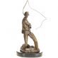 bronzov� socha na mramorov�m podstavci 93 - pohled 1 - www.glancshop.cz