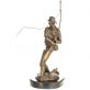 bronzov� socha na mramorov�m podstavci 93 - pohled 3 - www.glancshop.cz