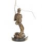 bronzov� socha na mramorov�m podstavci 93 - pohled 5 - www.glancshop.cz