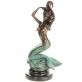 bronzov� socha na mramorov�m podstavci Mo�sk� panna 67 - pohled 3 - www.glancshop.cz