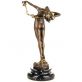 bronzov� secesn� socha Vinn� r�va 44 - pohled 2 - www.glancshop.cz