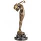 bronzov� secesn� socha Vinn� r�va 44 - pohled 3 - www.glancshop.cz