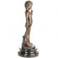bronzov� socha na mramorov�m podstavci mu�sk� akt 133 - pohled 2 - www.glancshop.cz
