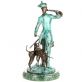 bronzov� socha na mramorov�m podstavci 96 - pohled 4 - www.glancshop.cz