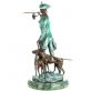 bronzov� socha na mramorov�m podstavci 96 - pohled 5 - www.glancshop.cz