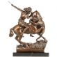 bronzov� socha na mramorov�m podstavci 165 - pohled 1 - www.glancshop.cz