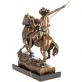 bronzov� socha na mramorov�m podstavci 165 - pohled 3 - www.glancshop.cz