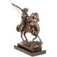bronzov� socha na mramorov�m podstavci 165 - pohled 5 - www.glancshop.cz