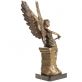 bronzov� socha And�l s me�em na mramorov�m podstavci 100 - pohled 5 - www.glancshop.cz