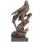 bronzov� socha na mramorov�m podstavci Orel 16 - pohled 1 - www.glancshop.cz