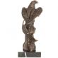 bronzov� socha na mramorov�m podstavci Orel 16 - pohled 2 - www.glancshop.cz