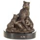 bronzov� socha na mramorov�m podstavci 65 - pohled 1 - www.glancshop.cz