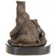 bronzov� socha na mramorov�m podstavci 65 - pohled 4 - www.glancshop.cz