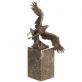 bronzov� socha na mramorov�m podstavci Orel 25 - pohled 1 - www.glancshop.cz