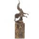 bronzov� socha na mramorov�m podstavci Orel 25 - pohled 2 - www.glancshop.cz