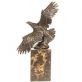 bronzov� socha na mramorov�m podstavci Orel 25 - pohled 3 - www.glancshop.cz