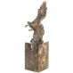 bronzov� socha na mramorov�m podstavci Orel 25 - pohled 4 - www.glancshop.cz