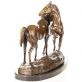 bronzov� socha na mramorov�m podstavci 76 - pohled 4 - www.glancshop.cz