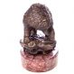 bronzov� socha na mramorov�m podstavci 78 - pohled 3 - www.glancshop.cz