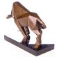 modern� bronzov� socha na mramorov�m podstavci 79 - pohled 4 - www.glancshop.cz