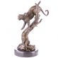 bronzov� socha na mramorov�m podstavci 80 - pohled 1 - www.glancshop.cz