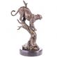 bronzov� socha na mramorov�m podstavci 80 - pohled 3 - www.glancshop.cz
