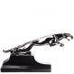 bronzov� pochromovan� socha na mramorov�m podstavci 82 - pohled 1 - www.glancshop.cz
