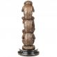 bronzov� socha na mramorov�m podstavci 99 - pohled 3 - www.glancshop.cz