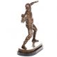 bronzov� socha Flower Thrower na mramorov�m podstavci - pohled 2 - www.glancshop.cz