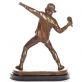 bronzov� socha Flower Thrower na mramorov�m podstavci - pohled 3 - www.glancshop.cz