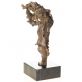 modern� bronzov� socha na mramorov�m podstavci 175 - pohled 3 - www.glancshop.cz