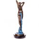 bronzov� socha na mramorov�m podstavci  �ensk� akt 5 - pohled 4 - www.glancshop.cz