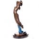 bronzov� socha na mramorov�m podstavci  �ensk� akt 5 - pohled 5 - www.glancshop.cz
