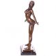 bronzov� socha na mramorov�m podstavci �ensk� akt 69 - pohled 4 - www.glancshop.cz