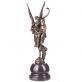 bronzov� socha and�l s mu�em Gloria Victis na mramorov�m podstavci 150 - pohled 1 - www.glancshop.cz
