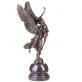 bronzov� socha and�l s mu�em Gloria Victis na mramorov�m podstavci 150 - pohled 2 - www.glancshop.cz