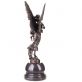 bronzov� socha and�l s mu�em Gloria Victis na mramorov�m podstavci 150 - pohled 3 - www.glancshop.cz