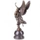 bronzov� socha and�l s mu�em Gloria Victis na mramorov�m podstavci 150 - pohled 4 - www.glancshop.cz