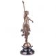 bronzov� socha na mramorov�m podstavci Tane�nice 118 - pohled 3 - www.glancshop.cz