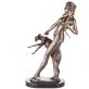 bronzov� Art Deco socha Diana na mramorov�m podstavci 101 - pohled 1 - www.glancshop.cz