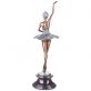 velk� bronzov� socha Balerina na mramorov�m podstavci 102 - pohled 2 - www.glancshop.cz