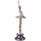 velk� bronzov� socha Balerina na mramorov�m podstavci 102 - pohled 3 - www.glancshop.cz