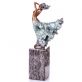 bronzov� socha �ensk� akt na mramorov�m podstavci 155 - pohled 2 - www.glancshop.cz