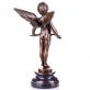 bronzov� socha And�l Vici na mramorov�m podstavci 176 - pohled 2 - www.glancshop.cz