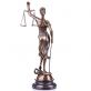 bronzov� socha Justitia na mramorov�m podstavci 177 - pohled 2 - www.glancshop.cz
