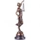 bronzov� socha Justitia na mramorov�m podstavci 177 - pohled 3 - www.glancshop.cz