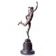 bronzov� socha Merkur na mramorov�m podstavci 179 - pohled 1 - www.glancshop.cz