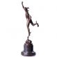 bronzov� socha Merkur na mramorov�m podstavci 179 - pohled 3 - www.glancshop.cz