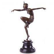 bronzov� socha Art Deco Tane�nice 180