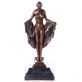 bronzov� socha na mramorov�m podstavci �ensk� akt 71 - pohled 1 - www.glancshop.cz